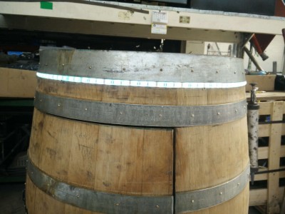 Con luces de led