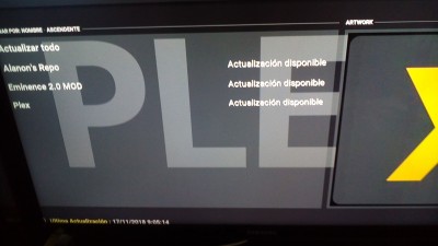 Actualizacion Plex - DUDA
